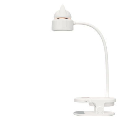 360° nurga all, juhuslikult paindlik kassi laualamp USB-laadimine kokkuklapitavad klambriga tuled 3 käiguga reguleeritav laualugemisvalgusti LED öölamp
