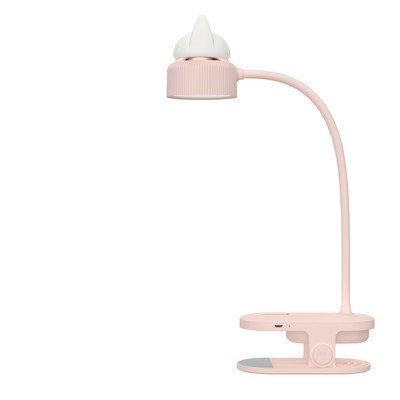 360° nurga all, juhuslikult paindlik kassi laualamp USB-laadimine kokkuklapitavad klambriga tuled 3 käiguga reguleeritav laualugemisvalgusti LED öölamp