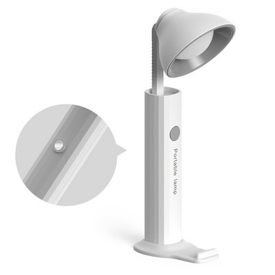 LED szemvédő asztali lámpa összecsukható asztali lámpa zseblámpa Multifunkciós éjszakai fény Olvasólámpa tanuló lámpa USB töltés