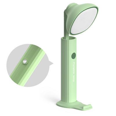 LED szemvédő asztali lámpa összecsukható asztali lámpa zseblámpa Multifunkciós éjszakai fény Olvasólámpa tanuló lámpa USB töltés