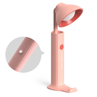 LED szemvédő asztali lámpa összecsukható asztali lámpa zseblámpa Multifunkciós éjszakai fény Olvasólámpa tanuló lámpa USB töltés