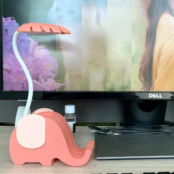 Μίνι Led Επιτραπέζιο Φωτιστικό Cartoon Creative Elephant Snail Επαναφορτιζόμενο Φοιτητικό Υπνοδωμάτιο Κοιτώνα Κρεβατιού Προστασία ματιών Φως νύχτας