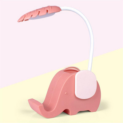 Mini Led laualamp multikas loominguline elevant tigu Laetav üliõpilasmagamistuba ühiselamu voodi kõrval silmade kaitse öövalgusti