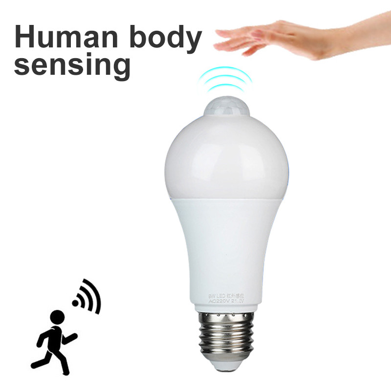 Led judesio jutiklio lemputė Led lempa Pir jutiklio apšvietimas automatiškai įjungiamas / išjungiamas naktinis apšvietimas namų parkavimo apšvietimui 220v 265v 5/7/9/12/15W E27