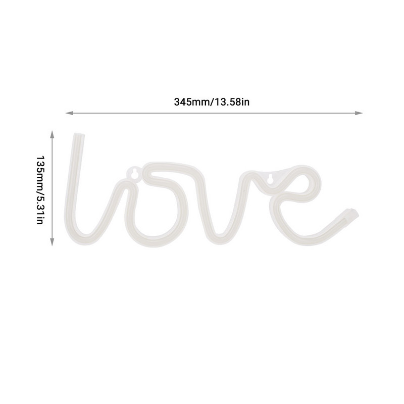 Újdonság LED-es neonreklámfény kreatív dekoráció neonlámpa esküvői Valentin-napi évfordulós ajándék lakberendezési éjszakai lámpák