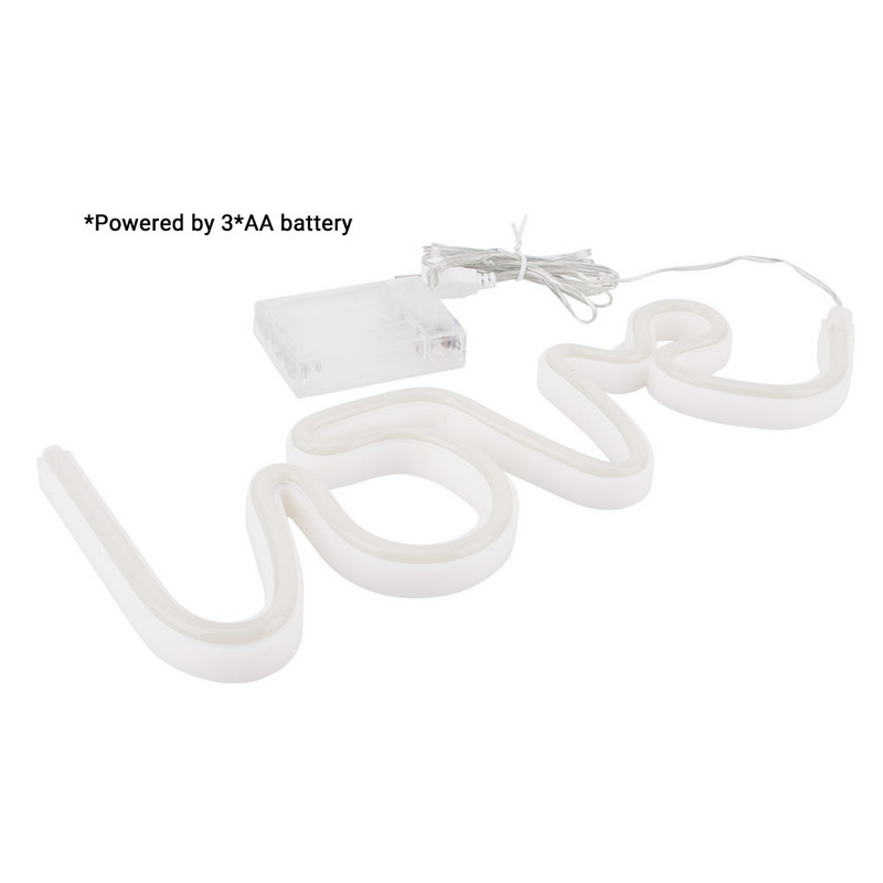 Újdonság LED-es neonreklámfény kreatív dekoráció neonlámpa esküvői Valentin-napi évfordulós ajándék lakberendezési éjszakai lámpák