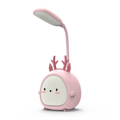 LED laualamp armas multikas LED kokkupandav valgusti lugemisvalgusti USB laadimisvärviline öövalgus, silmade kaitse, kaasaskantav laualamp