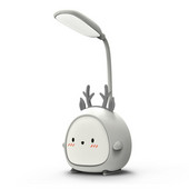 LED olvasólámpa hordozható LED aranyos rajzfilm asztali lámpa összecsukható fény Szemvédő asztali lámpa USB újratöltés színes éjszakai fény