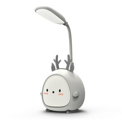 LED olvasólámpa hordozható LED aranyos rajzfilm asztali lámpa összecsukható fény Szemvédő asztali lámpa USB újratöltés színes éjszakai fény