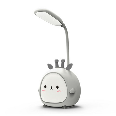 LED olvasólámpa hordozható LED aranyos rajzfilm asztali lámpa összecsukható fény Szemvédő asztali lámpa USB újratöltés színes éjszakai fény