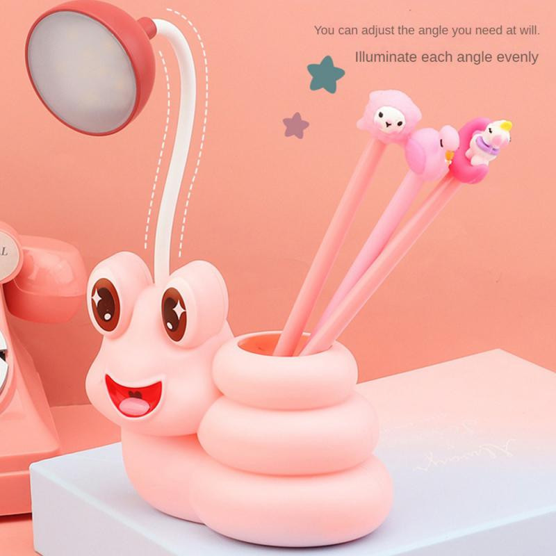 Lampă de birou reîncărcabilă prin USB Studiu Protecția ochilor Lectură Lumină de noapte Suport stilou Dormitor Dormitor Noptiera Sufragerie Birou