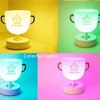 Επιτραπέζιο φωτιστικό Creative Pen Cup Light Επιτραπέζιο Φωτιστικό γραφείου με τηλεχειριστήριο αποθήκευσης Δώρα για παιδιά