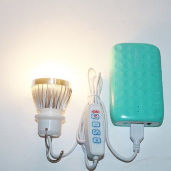 USB къмпинг LED Iight Plug лампа Мини нощна лампа Компютър Мобилно захранване Зареждане Малки лампи за книги 5V Настолно осветление