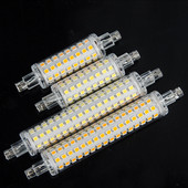 78mm 118mm R7S Led Lamp J78 J118 AC 220V 110V 2835SMD 64 128 LED Prožektors Nomainiet halogēna prožektoru R7S Lamparas Nemirgo