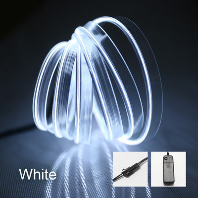 Neoninės šviesos ženklas 3V El viela po automobiliu Lankstus minkšto vamzdelio lyno žibintai RGB neoninės LED juostos korpusas Kalėdų dekoro vakarėlis, atsparus vandeniui