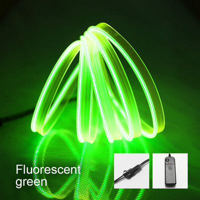 Neoninės šviesos ženklas 3V El viela po automobiliu Lankstus minkšto vamzdelio lyno žibintai RGB neoninės LED juostos korpusas Kalėdų dekoro vakarėlis, atsparus vandeniui