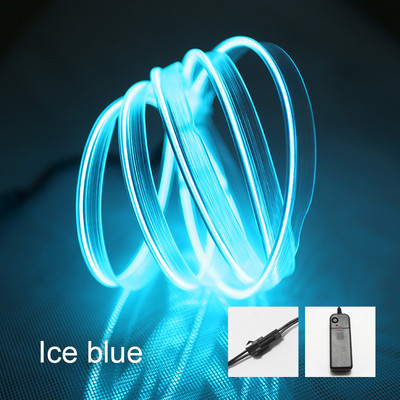 Neoninės šviesos ženklas 3V El viela po automobiliu Lankstus minkšto vamzdelio lyno žibintai RGB neoninės LED juostos korpusas Kalėdų dekoro vakarėlis, atsparus vandeniui