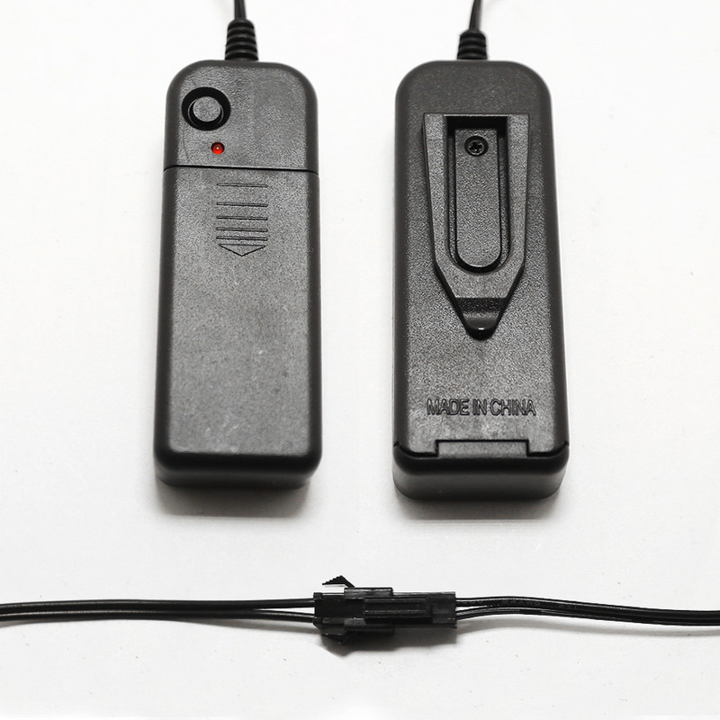 Neoninės šviesos ženklas 3V El viela po automobiliu Lankstus minkšto vamzdelio lyno žibintai RGB neoninės LED juostos korpusas Kalėdų dekoro vakarėlis, atsparus vandeniui