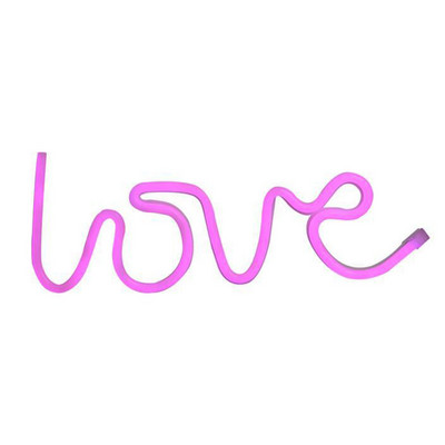 Lampă cu neon DRAGOSTE Iubire încrezătoare Propuneri de căsătorie Dormitor Bere Petrecere Restaurant Cameră Celulă USB Decorare cu dublă utilizare Lampă de noapte