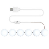 Lumină pentru oglindă, 12V, pentru machiaj, pentru măsuță de toaletă. Lumini pentru oglindă, culori multiple, potrivite pentru machiaj.