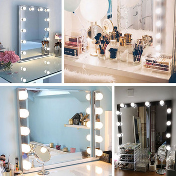 12V DIY Mirror Light Φωτιστικά Μακιγιάζ για Τραπέζι ντυσίματος Φωτάκια Νεσεσέρ Φωτάκια Καθρέφτη Πολλαπλών Χρωμάτων Κατάλληλα για Μακιγιάζ