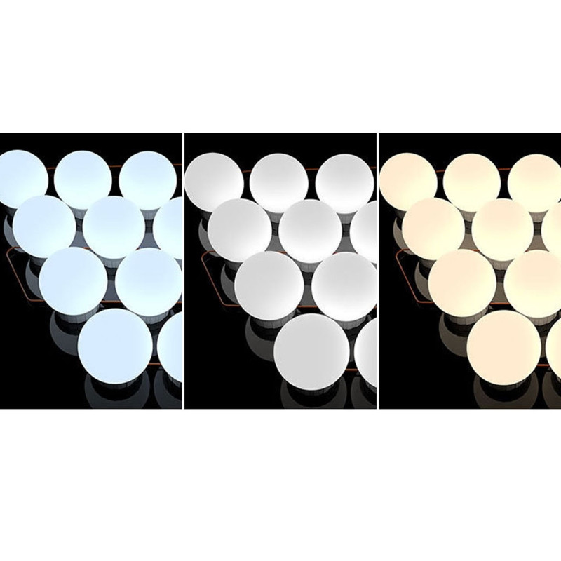 Lumină pentru oglindă, 12V, pentru machiaj, pentru măsuță de toaletă. Lumini pentru oglindă, culori multiple, potrivite pentru machiaj.