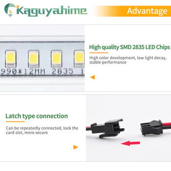 Kaguyahime 1/2/4Pcs No Flicker LED Bar Light T5 T8 Tube 220V Fluorescent Lamp 30cm 50cm 60cm 220V 6W 10W Студено бяло Топло бяло