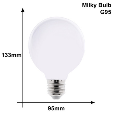 Tejfehér LED lámpa izzó E27 LED 220V 110V lámpák G80 G95 G125 izzó LED lámpa hideg fehér meleg fehér lakberendezési függőlámpa