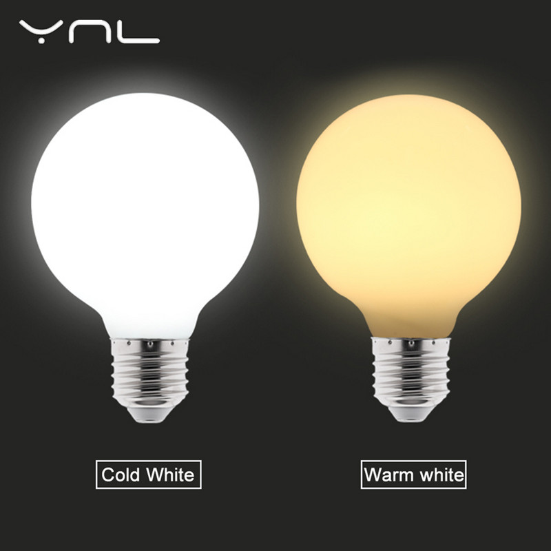 Tejfehér LED lámpa izzó E27 LED 220V 110V lámpák G80 G95 G125 izzó LED lámpa hideg fehér meleg fehér lakberendezési függőlámpa