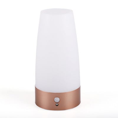 Lampă de masă cu senzor de mișcare, pătrată, fără fir PIR, lumină de noapte, hol, cameră activată, lămpi de iluminat, retro cu LED