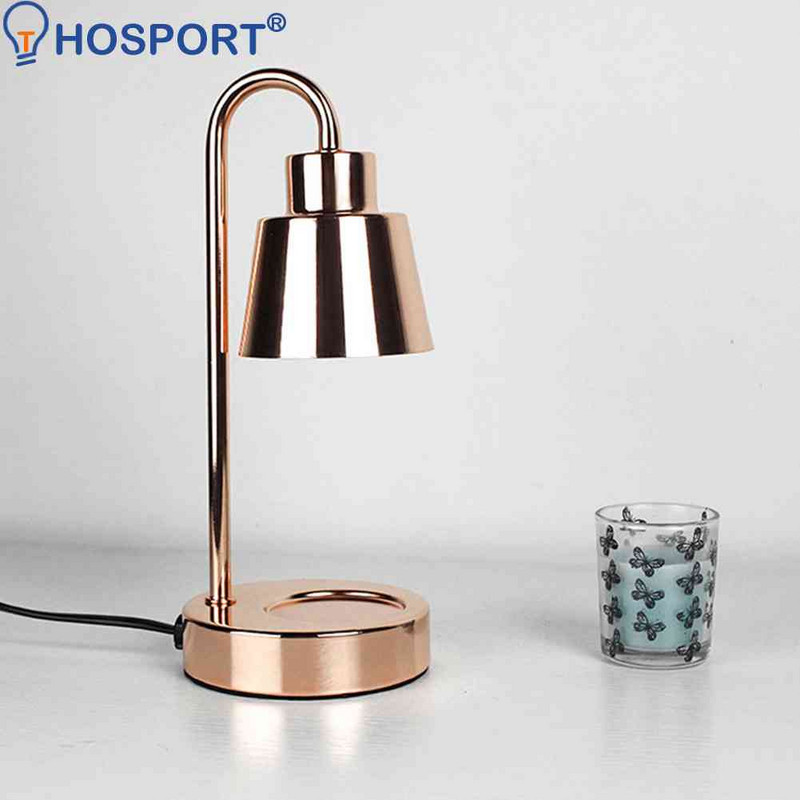 Elektromos gyertyaolvasztó asztali lámpa Biztonságos gyertyaolvadékmelegítő fényerőszabályzó kapcsoló viasz olvasztó lámpa lakberendezési bútorokhoz