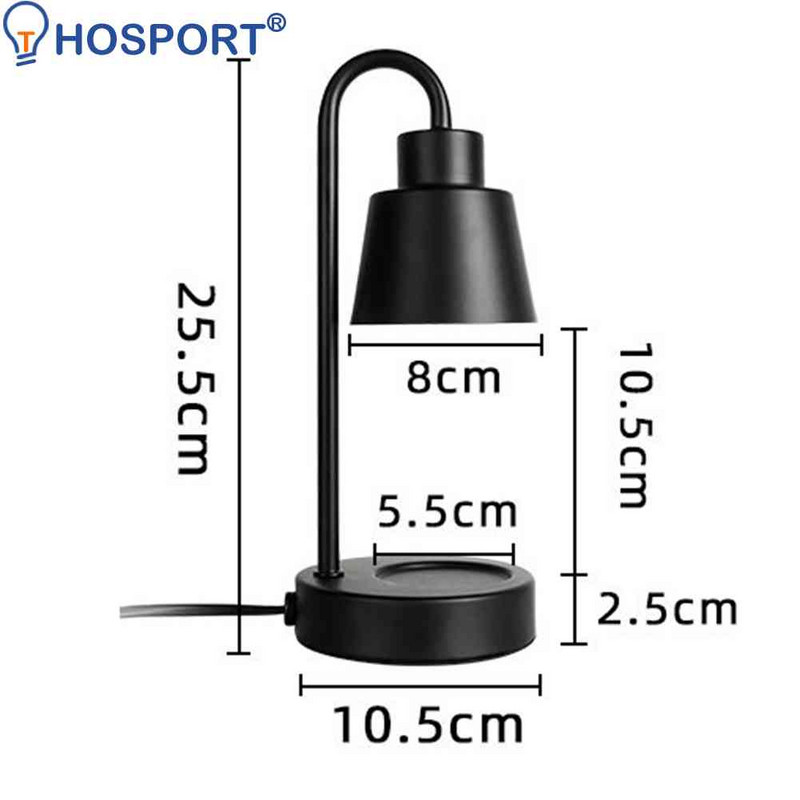 Elektromos gyertyaolvasztó asztali lámpa Biztonságos gyertyaolvadékmelegítő fényerőszabályzó kapcsoló viasz olvasztó lámpa lakberendezési bútorokhoz