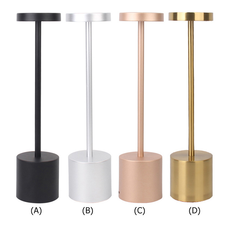 Vezeték nélküli újratölthető arany LED-es éjszakai lámpa Modern USB újratölthető szemvédő, Éjjeli Éjszakai lámpa