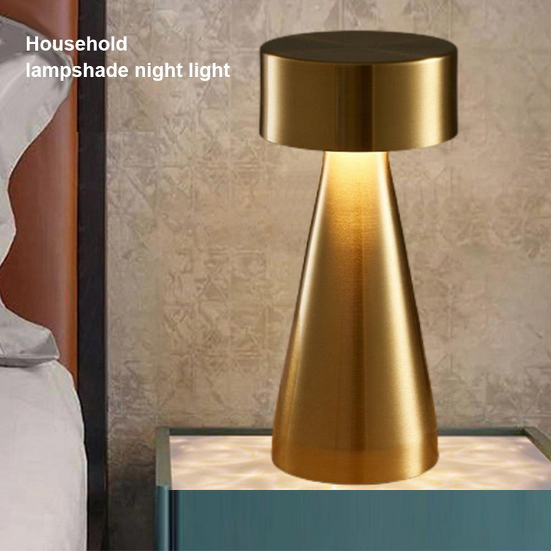 Retro Led galda lampa Uzlādējama acu aizsardzība Enerģiju taupoša USB nakts lampa pie gultas lasīšanas lampa Mājas dekorēšana