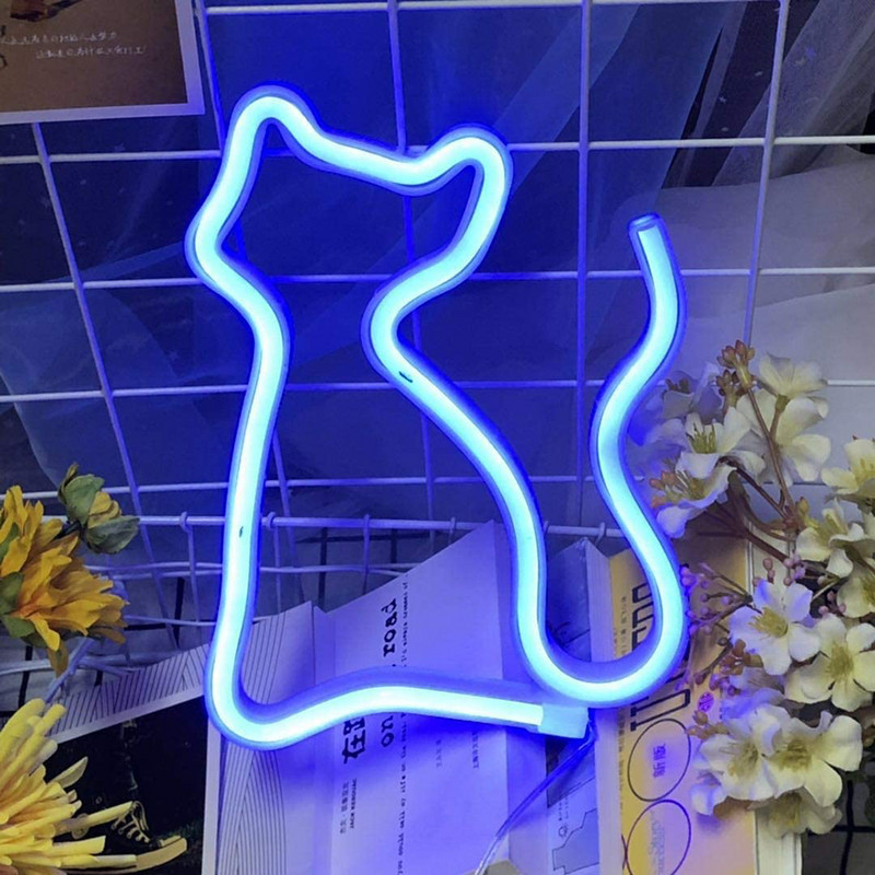 LED neoninės nakties šviesos iškabos sieninis menas Naktinis šviestuvas Kalėdų gimtadienio dovana Vestuvių vakarėliui Pakabinama neoninė lempa namų dekoras