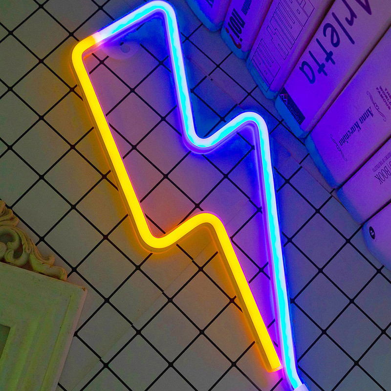 LED neoninės nakties šviesos iškabos sieninis menas Naktinis šviestuvas Kalėdų gimtadienio dovana Vestuvių vakarėliui Pakabinama neoninė lempa namų dekoras