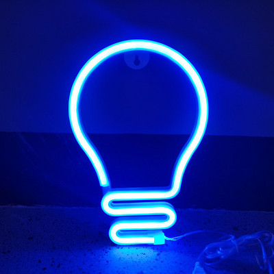 Bec LED în formă E27 Semn cu lumină neon Decor pentru petrecere de nuntă Lampada suspendată de Crăciun Decor de naștere Lampă de noapte Cadou de Crăciun