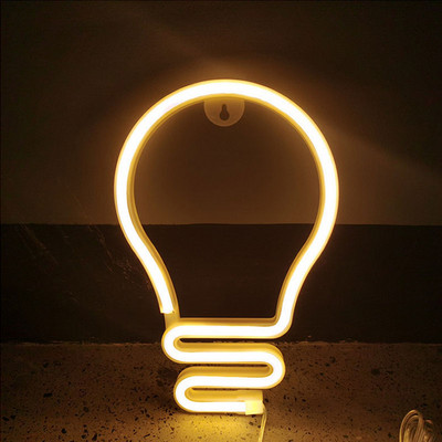 Bec LED în formă E27 Semn cu lumină neon Decor pentru petrecere de nuntă Lampada suspendată de Crăciun Decor de naștere Lampă de noapte Cadou de Crăciun