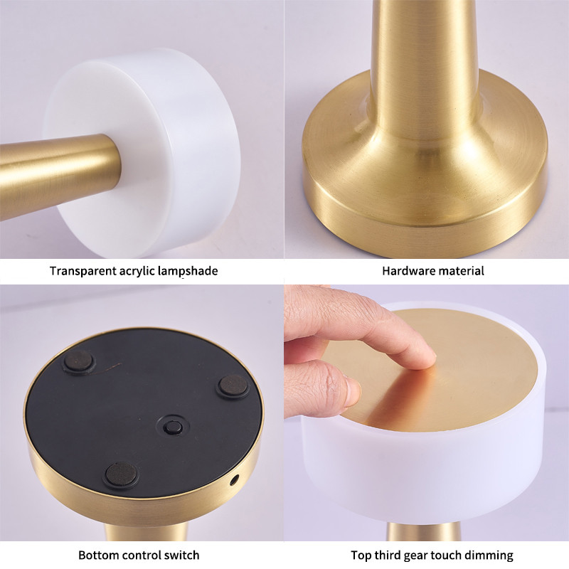 Grybų lempa Restoranas prie lovos belaidės nešiojamos stalinės lempos Skaitymui Viešbučių baro dekoras svetainei Miegamojo Naktinės lempos