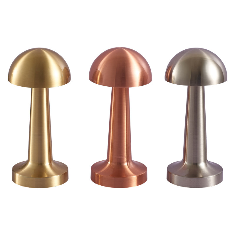 Grybų lempa Restoranas prie lovos belaidės nešiojamos stalinės lempos Skaitymui Viešbučių baro dekoras svetainei Miegamojo Naktinės lempos