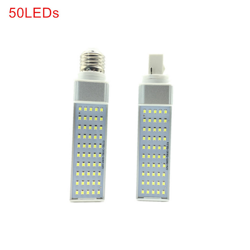 Becuri LED G24/E27 7W 9W 11W 13W 15W 18W LED Bec de porumb Lampă SMD 2835 Spot 180 grade AC85-265V Lumină orizontală