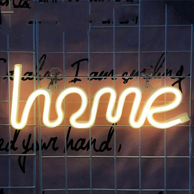 Led Neon fény Színes Villám Neon Reklám otthoni buliba Esküvői Dekoráció USB Neon Betűk Fények Karácsonyi ajándék neon lámpa