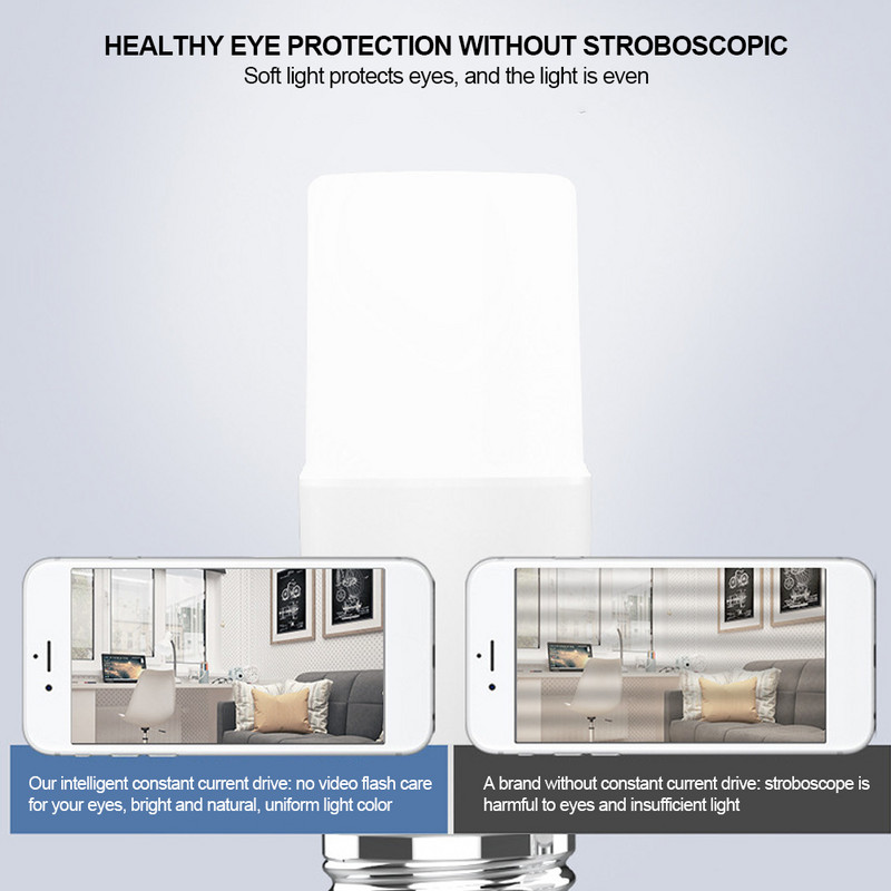 Bec LED E27 economisitor de energie Acasă 5W/10W/15W/20W Bec fără pâlpâire 6500K 2700K Bec LED 220V Bec de porumb Bec stick