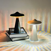 New Ufo Small Night Lamp Mushroom Shaphere Atmosphere Lamp Διακοσμητικό επιτραπέζιο φωτιστικό κρεβατοκάμαρας ξενοδοχείου Διακοσμητικό επιτραπέζιο φωτιστικό κρεβατοκάμαρας