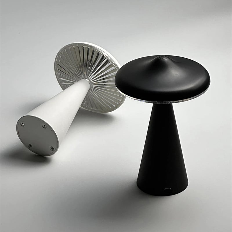 Uus Ufo väike öölamp, seenekujuline atmosfäärilamp, dekoratiivne laualamp hotelli magamistoa voodi kõrval dekoratiivne laualamp