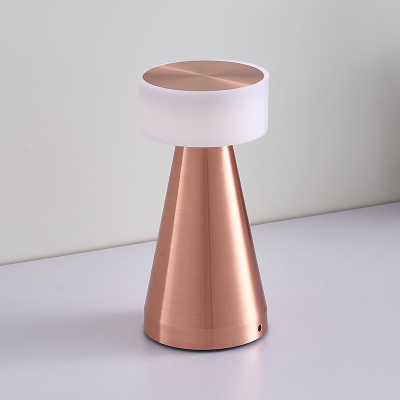 LED-dekoratiivsed öövalgustid USB-laetav loominguline söögilaud Hotelli baari laualambid Retro juhtmevaba puuteanduriga laualamp