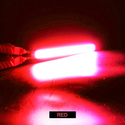 100mm LED COB szalag 10W 12V LED Világos sárga narancssárga lila rózsaszín hideg kék zöld piros színű LED izzó autó világítás dekor lámpákhoz