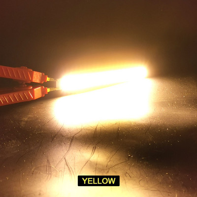 100mm LED COB szalag 10W 12V LED Világos sárga narancssárga lila rózsaszín hideg kék zöld piros színű LED izzó autó világítás dekor lámpákhoz