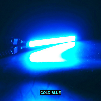 100mm LED COB szalag 10W 12V LED Világos sárga narancssárga lila rózsaszín hideg kék zöld piros színű LED izzó autó világítás dekor lámpákhoz