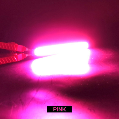 100mm LED COB szalag 10W 12V LED Világos sárga narancssárga lila rózsaszín hideg kék zöld piros színű LED izzó autó világítás dekor lámpákhoz